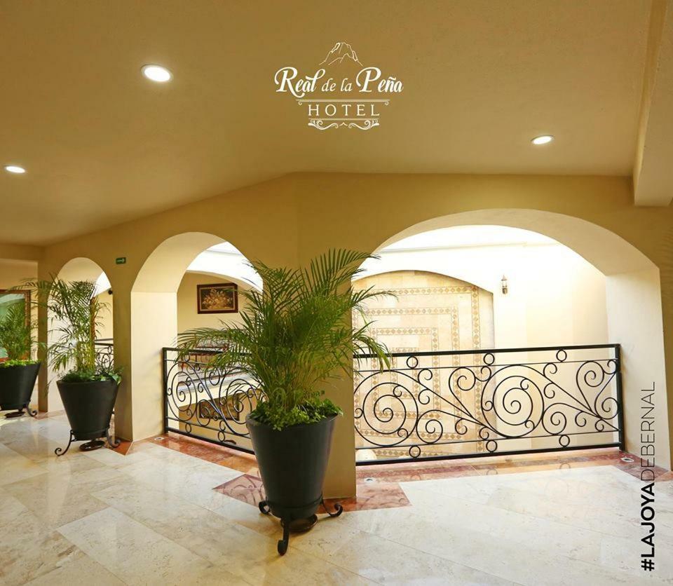 Hotel Real De La Pena ベルナル エクステリア 写真