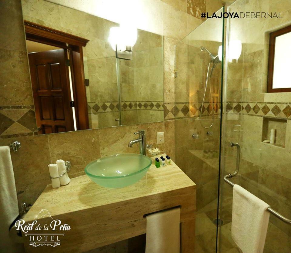 Hotel Real De La Pena ベルナル エクステリア 写真
